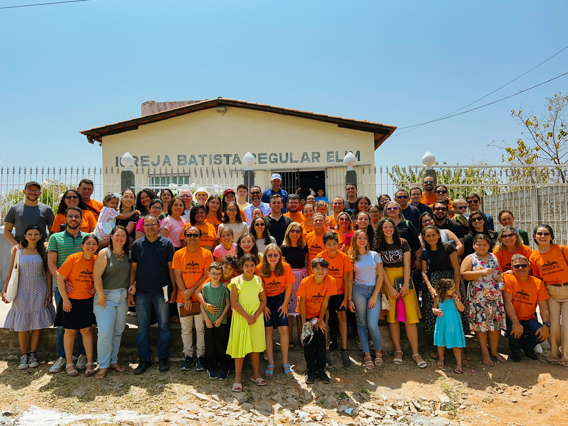 Visita missionária à Igreja Batista Regular Elim